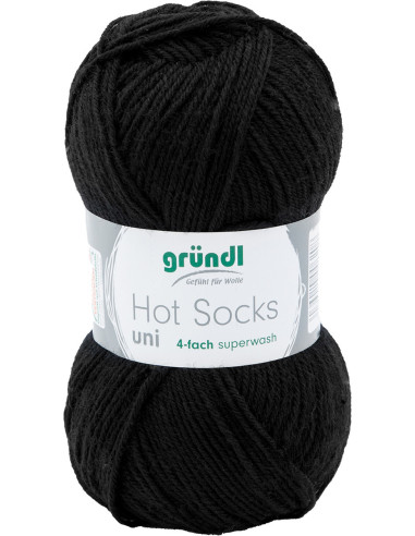 Hot Socks Uni 50 Gründl sock yarn