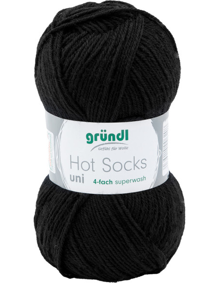 Hot Socks Uni 50 Gründl sock yarn