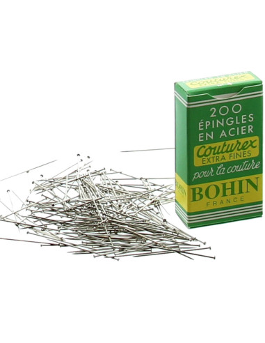 Box of 200 extra-fine Bohin pins