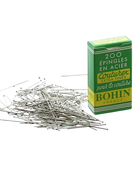 Box of 200 extra-fine Bohin pins