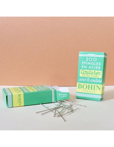 Box of 200 extra-fine Bohin pins