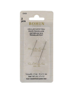 Bohin triangular point leather and skin needles