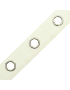 Mat silver eyelet tape - Off-white 2
