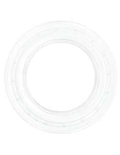 Set of 8 curtain eyelets Ø44 mm - Transparent - Transparent