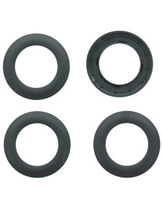 Set of 8 curtain eyelets Ø44 mm - Mats - Gray 2