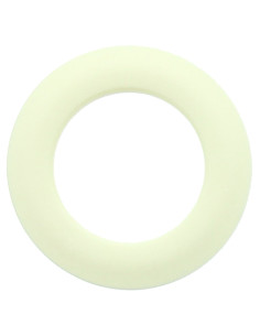 Set of 8 curtain eyelets Ø44 mm - Mats - Cream