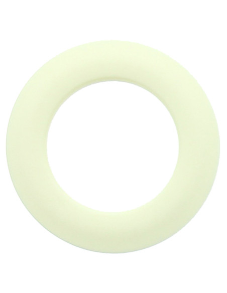 Set of 8 curtain eyelets Ø44 mm - Mats - Cream