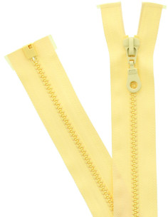 Synthetic separable zipper - Straw yellow