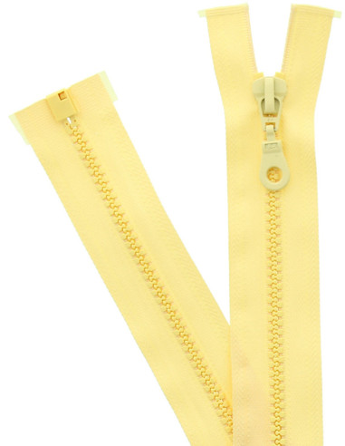 Synthetic separable zipper - Straw yellow
