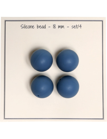 18 mm silicone beads for rattles, baby pacifier clips