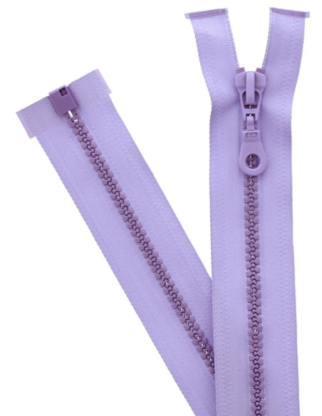 Synthetic separable zipper - Lavender