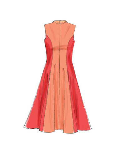 Lined dress pattern - McCall's 6741