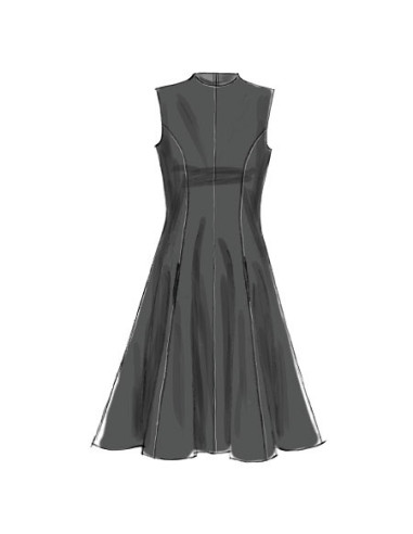 Lined dress pattern - McCall's 6741
