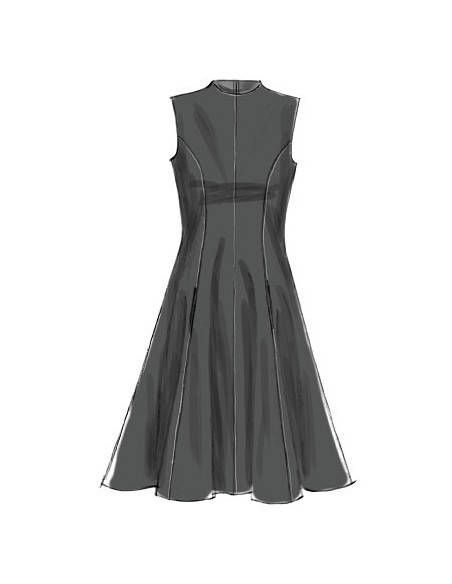 Lined dress pattern - McCall's 6741