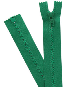Synthetic separable zipper - Emerald green
