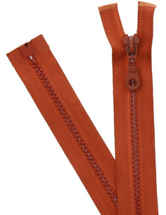 Synthetic separable zipper - Caramel brown