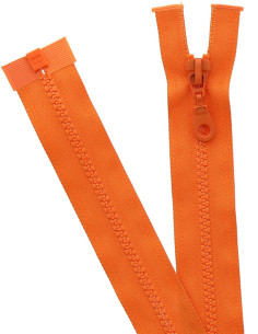 Synthetic separable zipper - Nasturtium