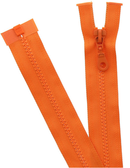 Synthetic separable zipper - Nasturtium