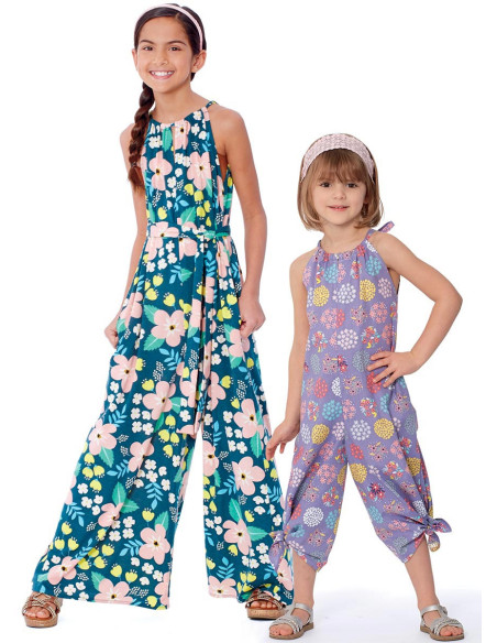 Romper, jumpsuit, and belt pattern - McCall's 7917