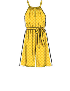 Romper, jumpsuit, and belt pattern - McCall's 7917 2