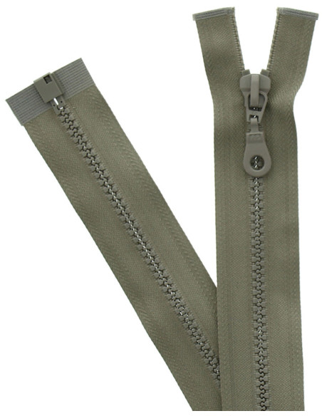 Synthetic separable zipper - Greige