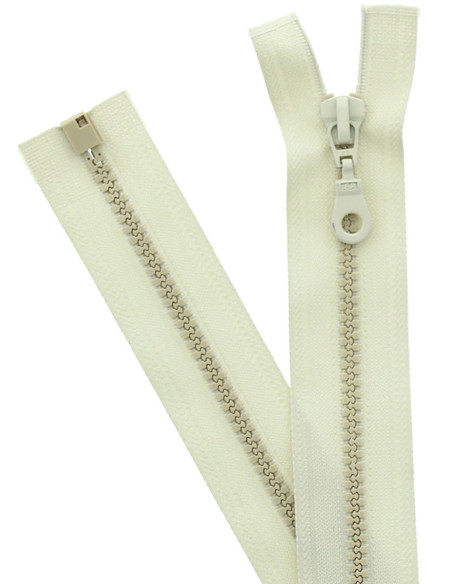 Synthetic separable zipper - Linen