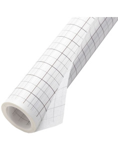 Grid-patterned tissue paper roll for patterns - 80 cm x 15 meters