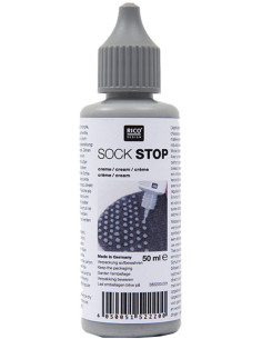 Non-slip latex bottle for socks - Gray