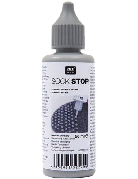 Non-slip latex bottle for socks - Gray