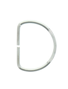 40 mm D-ring - Silver