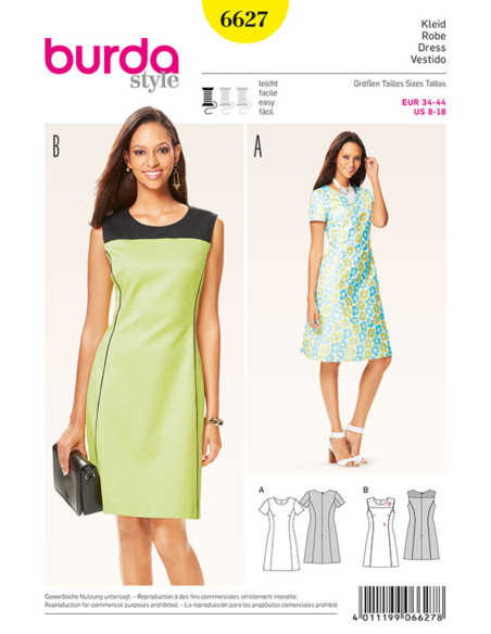 Dress pattern - Burda 6627