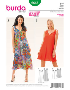 Dress pattern - Burda 6663