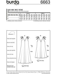 Dress pattern - Burda 6663 2