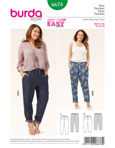 Pants pattern - Burda 6678