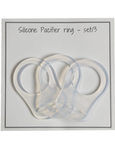 Anneaux clip en silicone pour attache-tétine