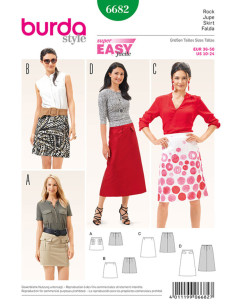 Skirt pattern - Burda 6682