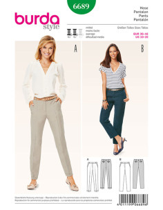 Pants pattern - Burda 6689