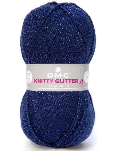 Fil à tricoter Knitty 4 Glitter DMC