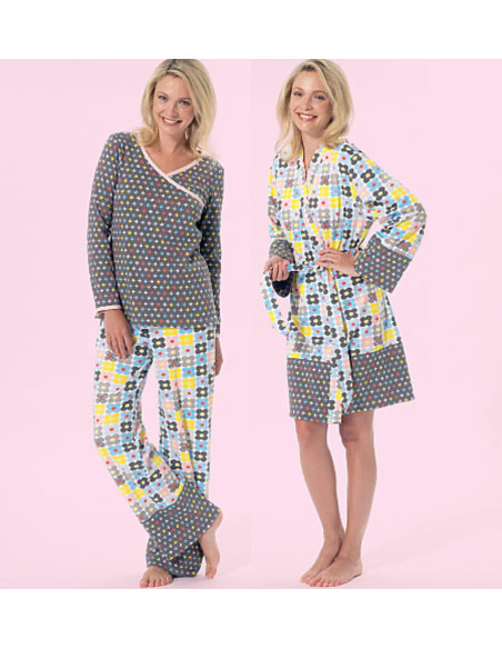 Robe, belt, tops, dress, shorts, and pants pattern - McCall's 7297