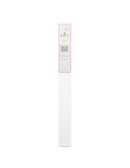 Special punch needle percale fabric - Light white