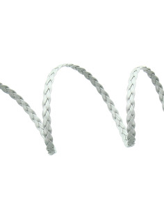 Matte silver-like braid 2