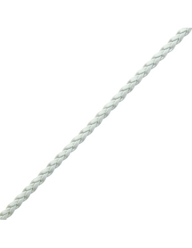Matte silver-like braid