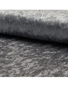 Crushed velvet fabric - Gray