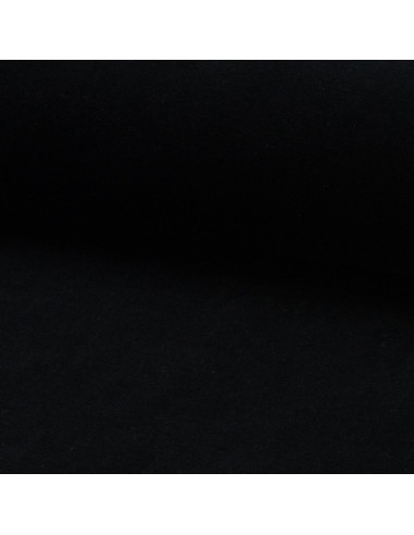 Nicky velvet fabric - Black
