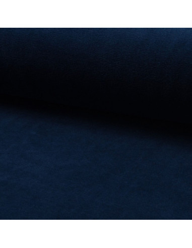 Nicky velvet fabric - Navy blue