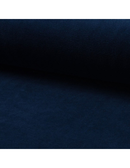 Nicky velvet fabric - Navy blue
