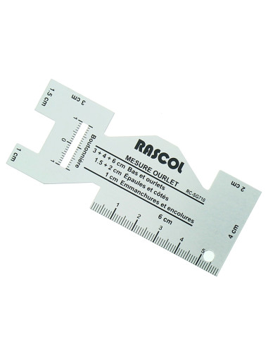 Aluminum hem gauge Rascol