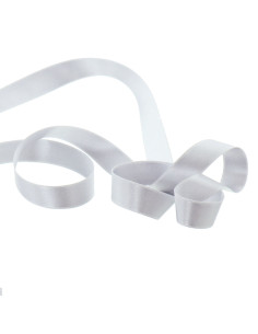 Satin ribbon - Pearl gray