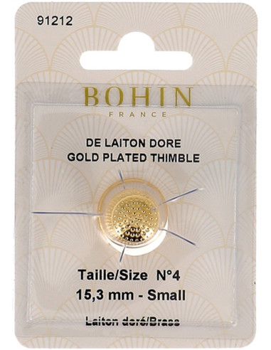 Dé à coudre or Bohin