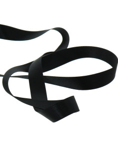 Satin ribbon - Black